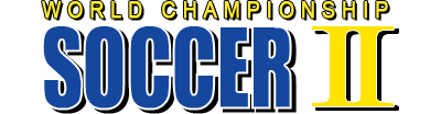 World Championship Soccer 2 logo for Sega Mega Drive